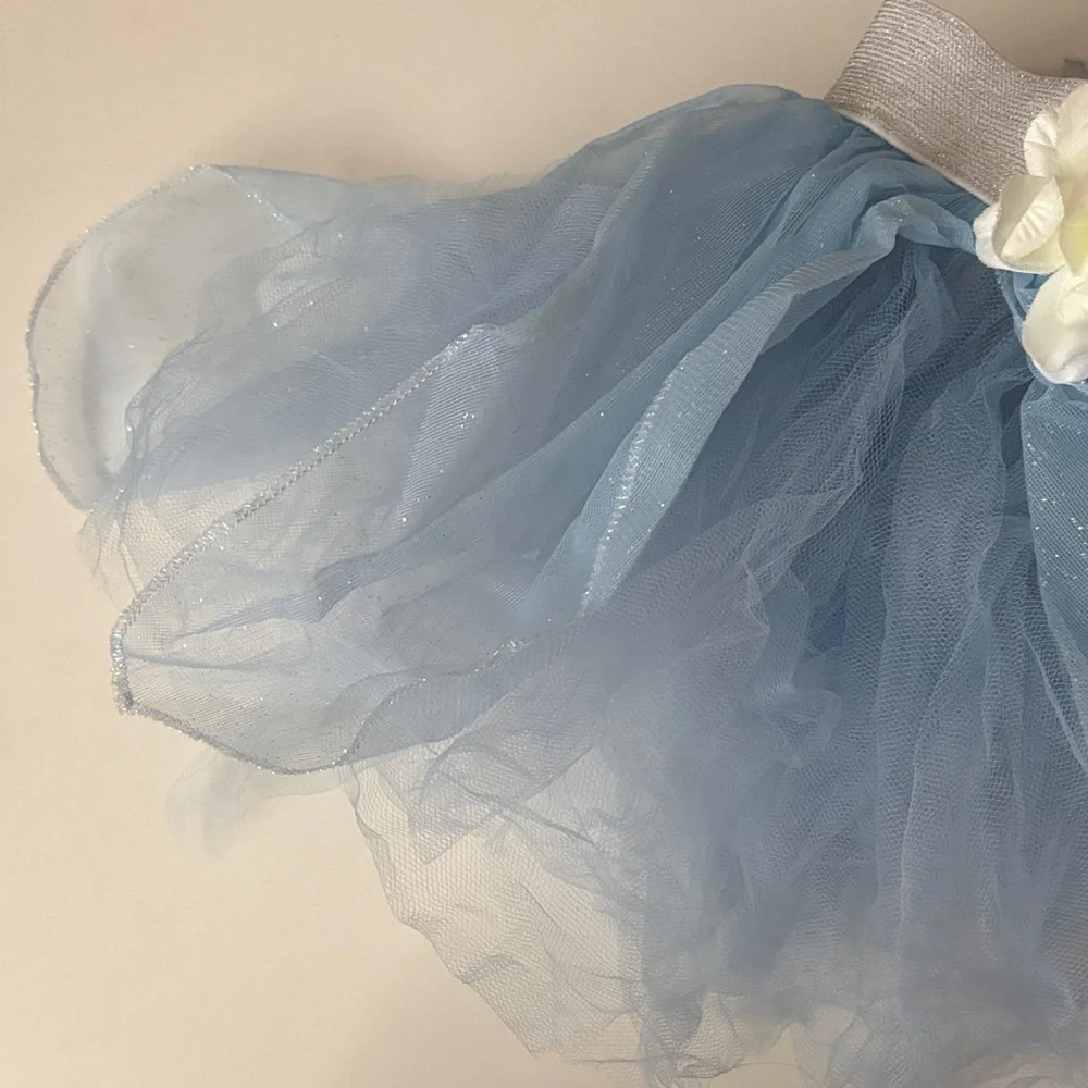Best Fairy Dust Wishes Blue Tutu with Silver Band - Picture 4 of 8